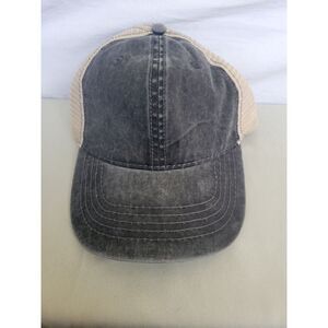 Black Soot Mesh Twill Cap - Lot Of 6 Brand New With Tags